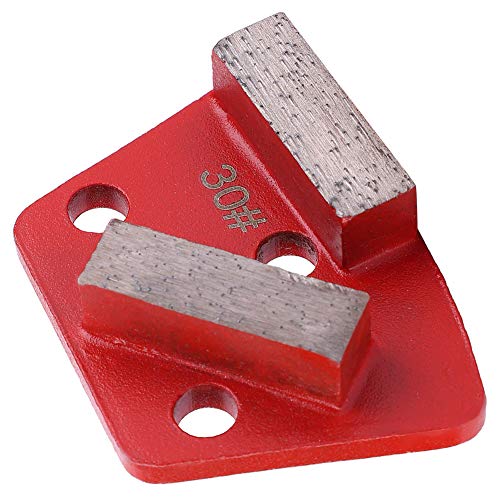 Tečno za beton 1/2 površinske podloge 3pcs trapezoidni dijamantski podni jastučić za mljeveni disk # 30 Grit metalni obveznica