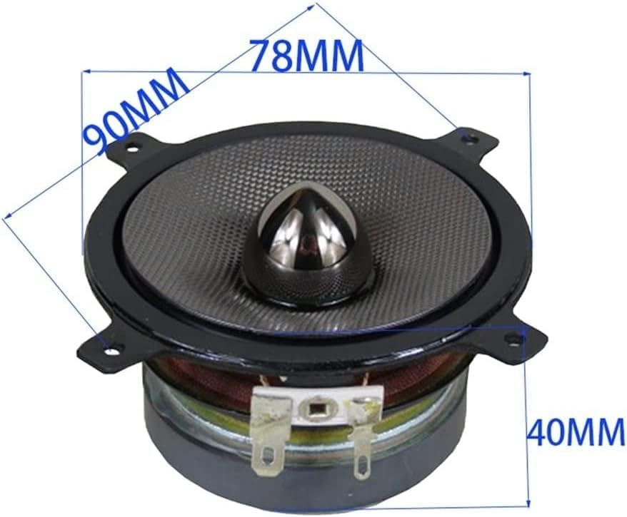 Heimp Car Element Tweeter 2pcs 3-inčni zvučnik pune raspona 4Ohm 20W Bullet Woven pot bas midrange visoke audio zvučnike kućni kazališni