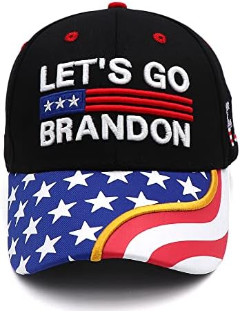 Pustimo bandonski šešir vezeni ultra maga šešir protiv joe biden patriotski šešir smiješni FJB podesivi kamiondžija kapa za muškarce
