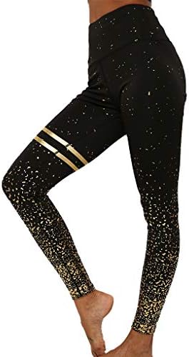 Ayheasfl Ženske joge gamaše, visoko struk tema, sportske tajice trčeći u trening hlače casual pantalone