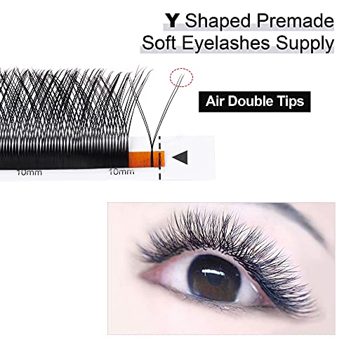 Actrol YY trepavice Extension Lashes Black C Curl 0.05 mm 8 - 15mm Mix Lash Volume Extension Easy Fans Y Shaped Premade meke trepavice Supply