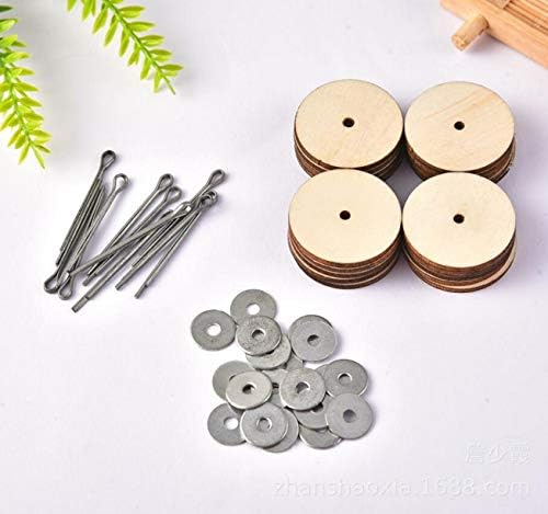 Vovolo 50 setovi 55 mm Konektori za drvo za ručno rađeni medvjeđa Craft Child Childs Toy DIY ScretBook priručnik za rukotvorine