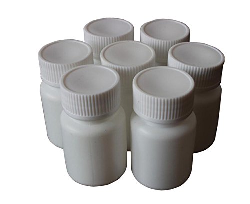 50kom Bijela prazna čvrsta plastična kutija za bočice sa bočicama sa bočicama sa navojnim poklopcem za skladištenje uzorka praha …