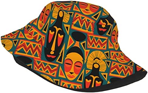 Afrički etnički plemenski stil kašike za žene za žene Muškarci Sunčana kapa modna ribarska hat ljetna plaža šešir putne kape