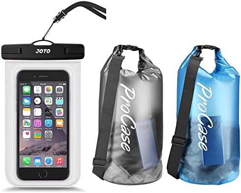 JOTO univerzalna vodootporna torbica Telefon suha torba paket sa 2 paketa plutajuća vodootporna suha torba Clear 20Liter