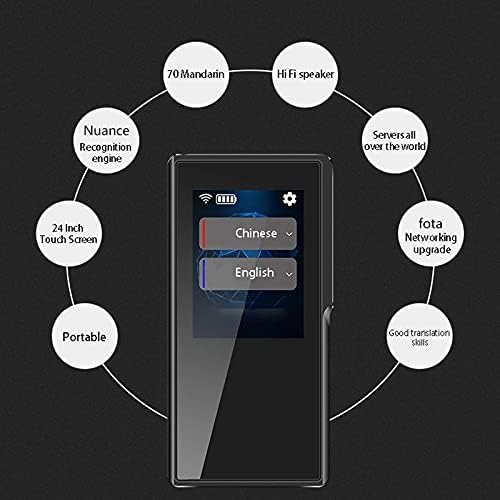 Wdbby Smart Voice Translator 70 jezici trenutni dvosmjerni prijevod prijenosni za putovanje učenje poslovni sastanak