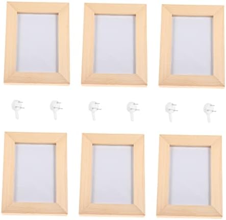 BESPORTBLE 6kom Photo Frame A3 Picture Frame stol Topper vjenčanje dekoracije Photo Frame Holder Retro Photo Frame zid Galerija Photo Frames vjenčanje Photo Frame Photo Ornament Pic Frame