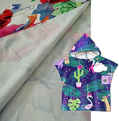 Acomoo djeca kupatilo ručnik & nbsp; ogrtač Kids Cartoon Pattern Hooded Beach  Pool Poncho Swimming Blanket for Girl & dječak 6060