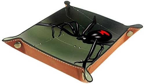 Lorvies Black Widow Spider Skladištenje kutija Košarke košara Konzerve za kancelarije za uredski dom