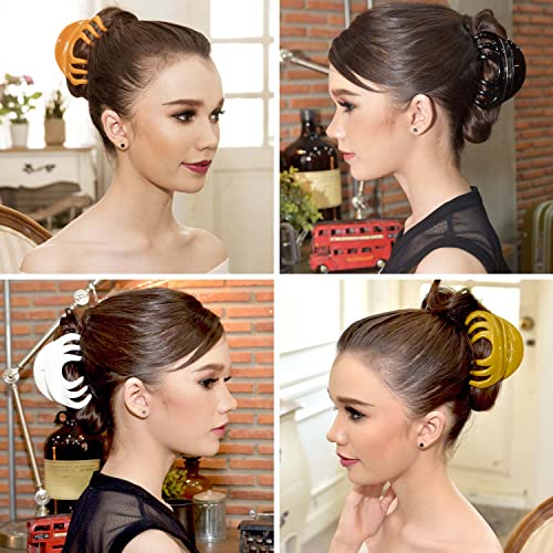 RC ROCHE ORNAMENT 6 kom Womens Elegant Premium Luxe Chic styling Sectioning Super Strong Hold non Slip Big Hair fashion pin Grips
