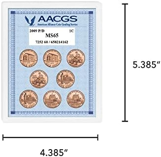 Američki novčići 2009p i d Lincoln bicentennial peni, ocjenjivani MS65