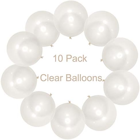 ElecreakBow 18 inčni veliki prozirni baloni za fotografiranje, rođendan, vjenčani zabava, festivalski događaj, karnevalski ukrasi,