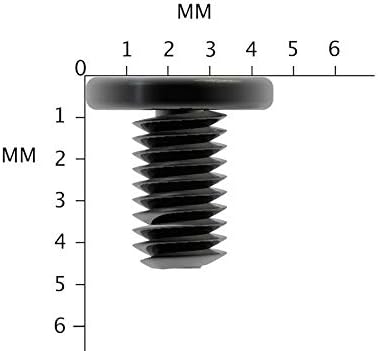 12x Zamjena XPS 15 9560 Vijci za ugradnju baterije M2X4MM Crni Zamjenski vijak za laptop RSL