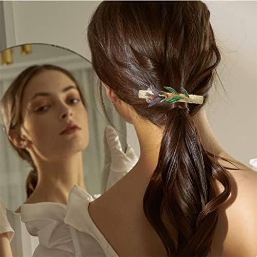 WSSBK Proljeće Ljeto Monet Garden Klip za kosu Ručno rađene metalne glave za žene