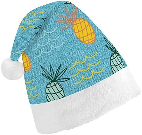 Božić Santa šešir, ananas figura Božić Holiday šešir za odrasle, Unisex Comfort Božić kape za Novu godinu svečani kostim Holiday Party