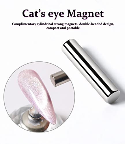 15ml Cat Eye Gel lak za nokte svijetlo ljubičasta UV Soak Off 9D Široki magnetni Gel lak emajl lak svjetlucavi baršunasti lak za nokte