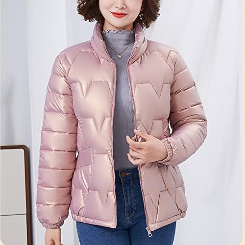 Vodmxygg ženske casual jakne Pješačke putovanja Klasično-fit Slim Fit Cool Work Džep Mekani udobni zatvarač kaput