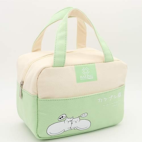 Moderne Bento torbe za nošenje ručka-termo hladnjak torba za ručak sa džepovima izdržljive ručke moderna japanska štampa za djecu tinejdžeri Predškolska srednjoškolka
