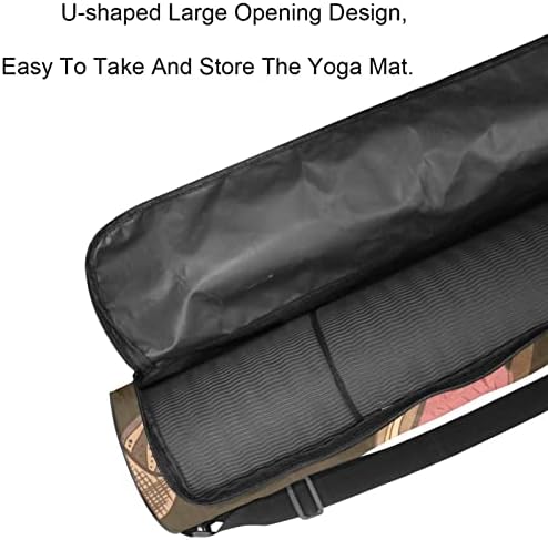 RATGDN Yoga Mat torba, sove Vježba Yoga Mat Carrier full-Zip Yoga Mat torba za nošenje sa podesivim remenom za žene i muškarce