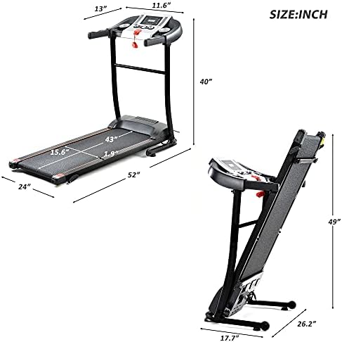 Treadmill s automatskim nagibom električne hodalice za pjevanje biciklom preklopna staza za kućnu teretanu pješačku traku za dom i