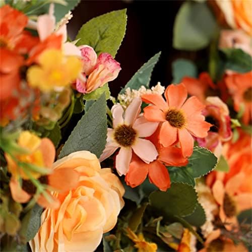 Houkai Peony Garland Narančasta simulacija cvijeća za cvijeće Viseći ukras ulaznim vratima Garland