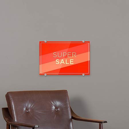 CGsignLab | Super prodaja -Moderna dijagonala Premium akrilni znak | 18 x12