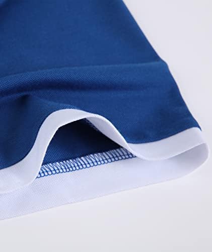 V VALANCH golf Shirts for Men Short Sleeve Printed Moisture Wicking Polo Shirts Sport Tennis Shirts
