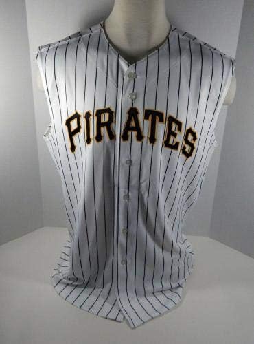 2010 Pittsburgh Pirates Brian Myrow Igra izdana Bijela prsluk JERSEY PITT33030 - Igra Polovni MLB dresovi