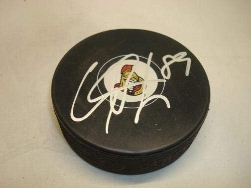 Cory Conacher potpisao Ottawa Senators Hockey Puck Autographed PSA / DNA COA 1A-Autographed NHL Pucks