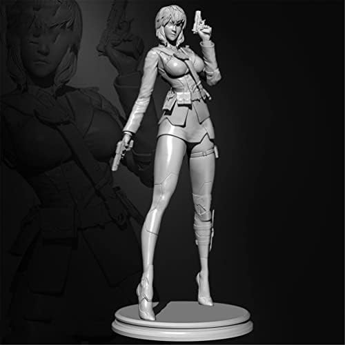 78mm smola karakter vojnik Model ženski Agent Warrior Resin minijaturni komplet //xh0-59