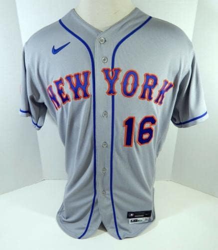 2021 New York Mets Jose Martinez # 16 Igra Izdana siva Jersey 41 Seaver Patch 46 - Igra Polovni MLB dresovi