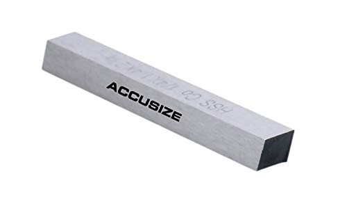 Optužite industrijskih alata 1/4 '' x 1/4 '' x 2-1 / 2 '' h.s.s. Plus 5% Cobalt tokarski alat, 10 kom set, 5095-0012x10