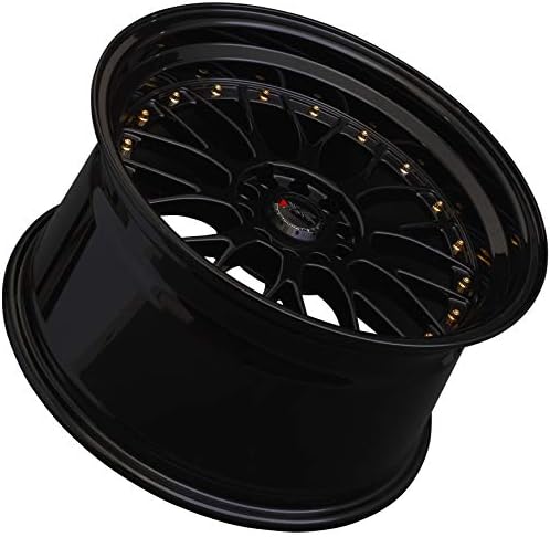 XXR 521 crni / zlatni zakovice kotač sa obojenim