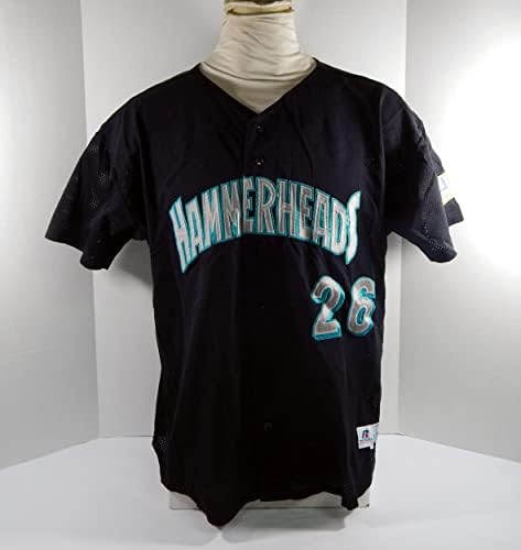 Jupiter Hammerheads 26 Igra Rabljeni Black Jersey USA Zastava zastava 48 DP32322 - Igra Polovni MLB dresovi