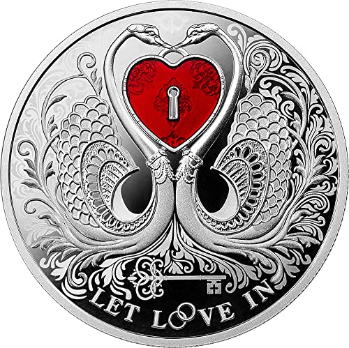 2022 DE Moderna prigodna Powercoin pusti ljubav u srebrnom novčiću 1 $ Niue 2022 17.5 GR Dokaz