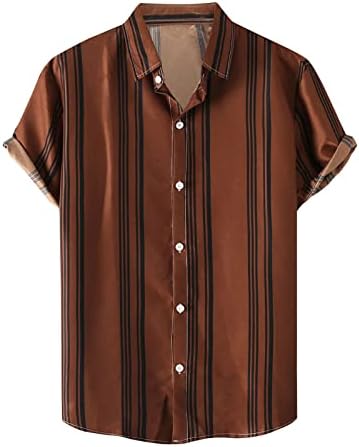 Muška Klasična Košulja Sa Printom Ljetna Kratka Rukava Bluza Sa Dugmetom Za Spuštanje Ovratnika 2023 Modne Havajske Košulje
