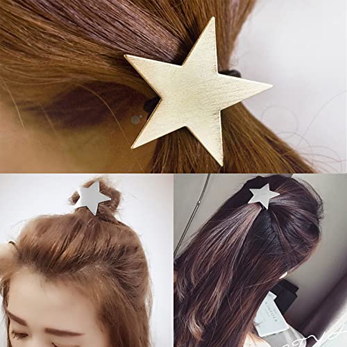 2 kom Metal Star Hairwear Hair Ring vezice za kosu za žene djevojke elastične vezice za kosu Scrunchies trake za kosu Scrunchy, metalni