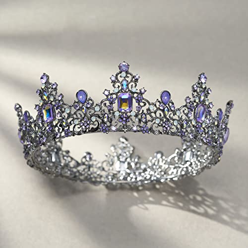 SWEETV kraljica kruna za žene-barokne vjenčane tijare i krune, kostim od nakita Tiara princeza kruna, Prom Rođendanska zabava Halloween