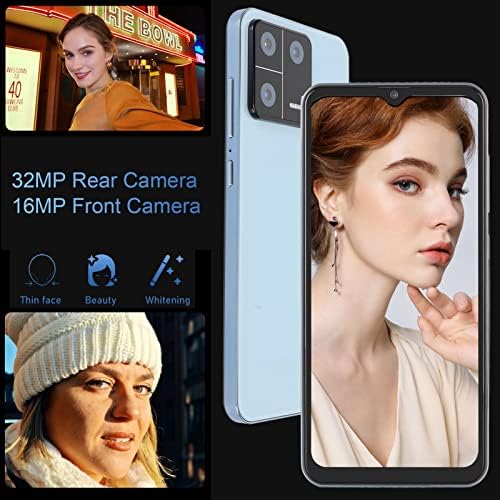 Bewinner M13, 6,53 inčni full HD otključan telefon, 8 jezgra 4500mAh 6GB RAM + 128GB ROM mobitel, 32MP straga + 16MP prednji mp3 / mp4 telefon za android