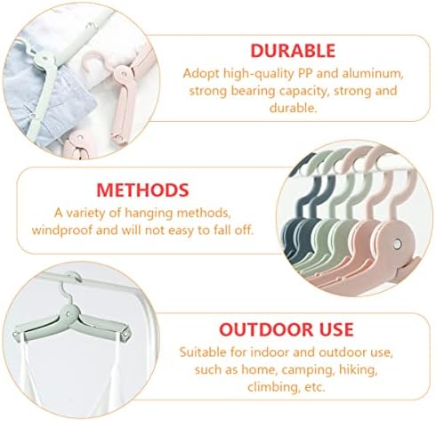 Cabilock 2sets3kom ručnici odijelo vješalica za sušenje putovanja dužnost čarape Organizator sušilica stalci za pranje rublja Rack: