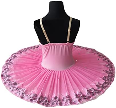 ZX Girl Ballet Swan Lake Tutu Kostim Professional Camisole Skirted Leotard Ballerina Dancewear Fairy Haljina