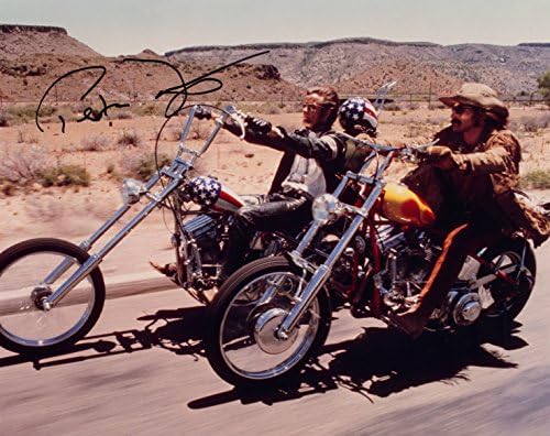 Peter Fonda lično potpisala je fotografiju iz Easy Rider-a