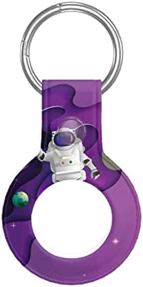 Vodootporan Airtag privjesak za ključeve&koža Air TAG Holder,Astronaut na misiji u svemiru zaštitni Tracker slučaj sa Loop privjesak
