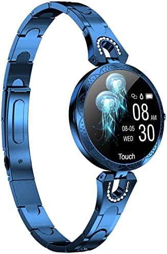 Loluka Classic Women Smart narukvica za haljine za iOS Android Fitness Tracker za žene okrugli ekran Smart Watch poklon satovi