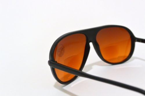 Bifokalno čitanje sunčane naočale Crni okvir sa plavim blokadom Snaga sočiva +3,00