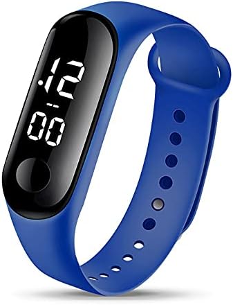 MI 6 Smart Watch Fashic Digital LED sportski sat Unisex silikonski traki ručni satovi Muškarci Žene Fall Alert uređaji za starije