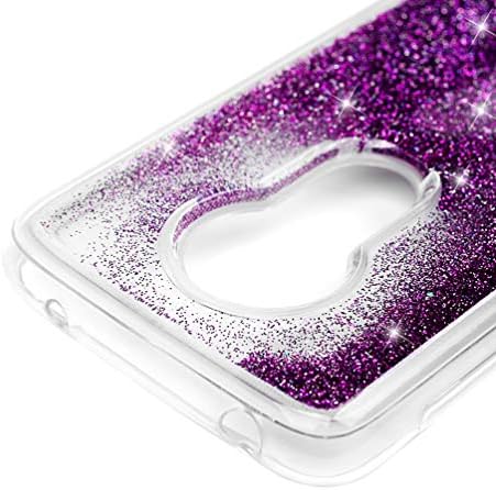 MOTO G7 Play Case Clear Glitter Liquid Cover Quicksand Case Bling Shiny Sparkle Moving Flowing šljokice otporne na udarce, fleksibilni