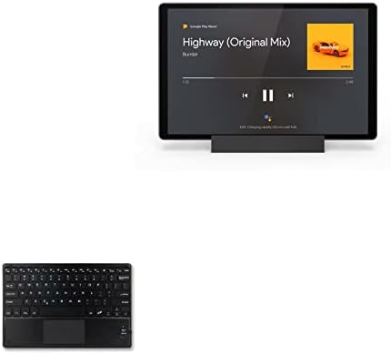 BoxWave tastatura kompatibilna sa Lenovo Tab M10 FHD Plus-SlimKeys Bluetooth tastatura sa Trackpadom, prenosiva Tastatura sa Trackpad-om-Jet