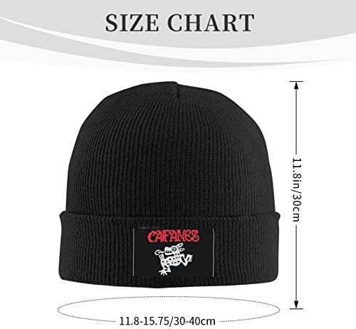 Caif % Anes Band Knit Beanie zimski šešir za muškarce žene toplo rastezljivo pletivo s manžetama pletene pletene kape bez oboda Crne