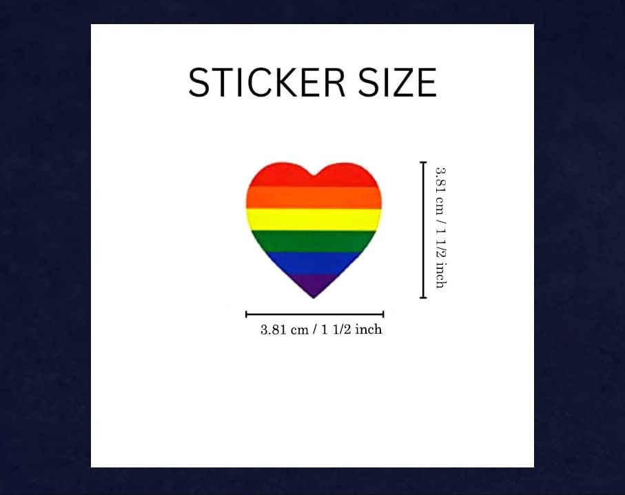 Rainbow Democrat Donkey Stickers - LGBTQ Demokratska stranka Donkey simbol za naljepnice, koverte, postere i još mnogo toga